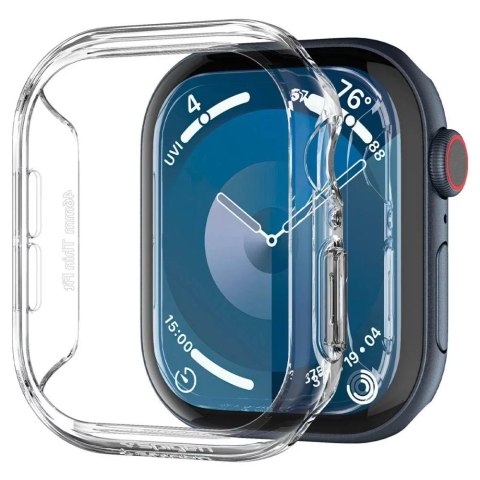 Spigen ETUI DO APPLE WATCH 10 (46MM) PRZEZROCZYSTE SPIGEN THIN FIT CRYSTAL CLEAR Spigen ETUI DO APPLE WATCH 10 (46MM) PRZEZROCZYSTE SPIGEN THIN FIT CRYSTAL CLEAR