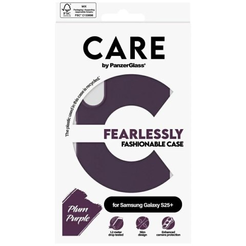 Spigen Etui CARE do Samsung Galaxy S25+ by PanzerGlass Fashion Plum Purple Spigen Etui CARE do Samsung Galaxy S25+ by PanzerGlass Fashion Plum Purple