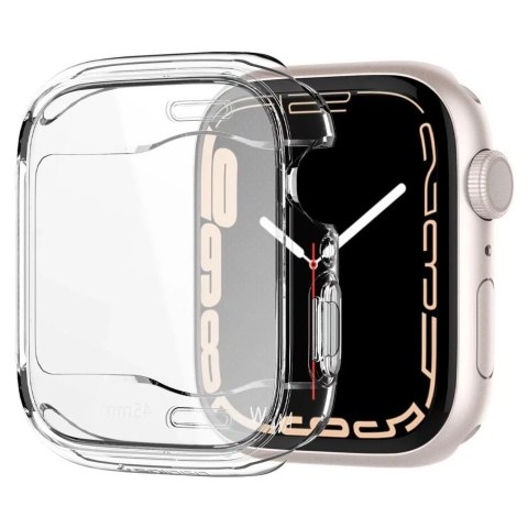 Spigen Etui do Apple Watch 7/8/9 45mm Spigen Ultra Hybrid Crystal Clear Przezroczyste Spigen Etui do Apple Watch 7/8/9 45mm Spigen Ultra Hybrid Crystal Clear Przezroczyste
