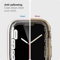 Spigen Etui do Apple Watch 7/8/9 45mm Spigen Ultra Hybrid Crystal Clear Przezroczyste
