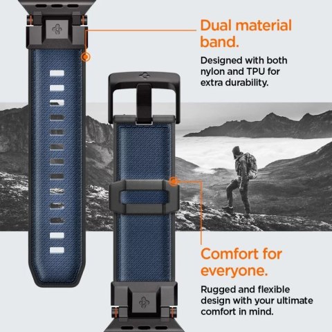 Spigen Pasek Opaska Spigen DuraPro Armor do Apple Watch 42-49mm - Navy Blue Niebieska Spigen Pasek Opaska Spigen DuraPro Armor do Apple Watch 42-49mm - Navy Blue Niebieska