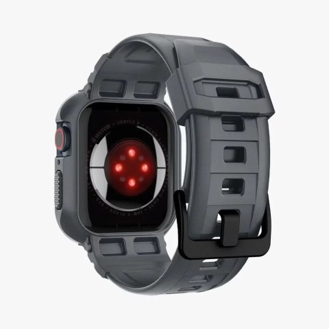 Spigen Pasek do Apple Watch 4-9 / SE 44-45mm Spigen Rugged Armor Pro Szary Spigen Pasek do Apple Watch 4-9 / SE 44-45mm Spigen Rugged Armor Pro Szary