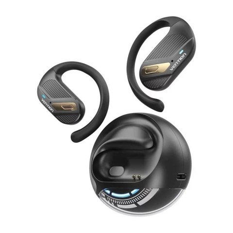 Vention Słuchawki bezprzewodowe TWS Vention OpenBeat Black O12 NBUB0 Bluetooth 5.4, IPX4