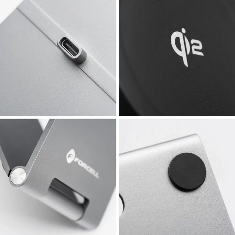 Apple Ładowarka Indukcyjna Flip Charge Qi2 MagSafe 15W USB-C Aluminiowa Apple Ładowarka Indukcyjna Flip Charge Qi2 MagSafe 15W USB-C Aluminiowa