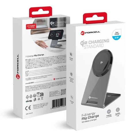 Apple Ładowarka Indukcyjna Flip Charge Qi2 MagSafe 15W USB-C Aluminiowa Apple Ładowarka Indukcyjna Flip Charge Qi2 MagSafe 15W USB-C Aluminiowa