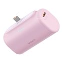 Baseus Powerbank Baseus Compact 5000mAh 20W USB-C Mini Szybkie Ładowanie Różowy