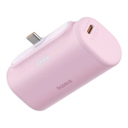 Baseus Powerbank Baseus Compact 5000mAh 20W USB-C Mini Szybkie Ładowanie Różowy