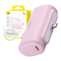 Baseus Powerbank Baseus Compact 5000mAh 20W USB-C Mini Szybkie Ładowanie Różowy