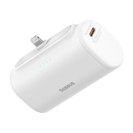 Baseus Powerbank Baseus Compact IP 5000mAh 20W Lightning + USB-C Biały