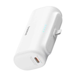 Baseus Powerbank Baseus Compact IP 5000mAh 20W Lightning + USB-C Biały