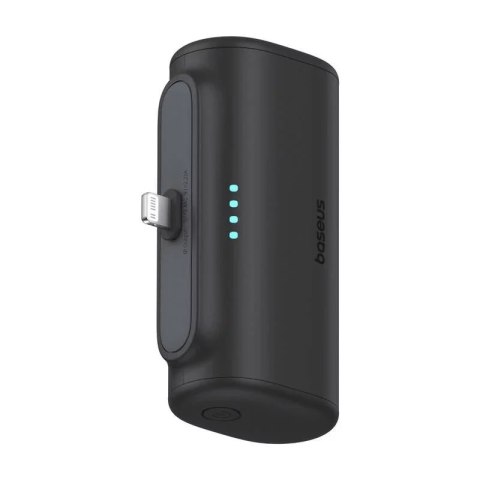 Baseus Powerbank Baseus Compact IP 5000mAh 20W Lightning + USB-C Czarny Baseus Powerbank Baseus Compact IP 5000mAh 20W Lightning + USB-C Czarny