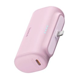 Baseus Powerbank Baseus Compact IP 5000mAh 20W Lightning + USB-C Różowy
