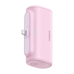 Baseus Powerbank Baseus Compact IP 5000mAh 20W Lightning + USB-C Różowy