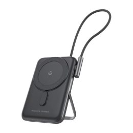 Choetech Powerbank Magnetyczny Choetech Black 10000mAh 20W PD + Kabel USB-C Czarny
