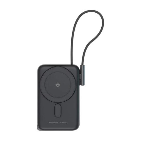 Choetech Powerbank Magnetyczny Choetech Black 10000mAh 20W PD + Kabel USB-C Czarny Choetech Powerbank Magnetyczny Choetech Black 10000mAh 20W PD + Kabel USB-C Czarny