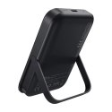 Choetech Powerbank magnetyczny Choetech Black 10000mAh 20W PD + podstawka Czarny