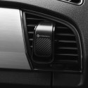 Denmen Uchwyt samochodowy FORCELL F-GRIP Carbon B060 magnetyczny do kratki czarny