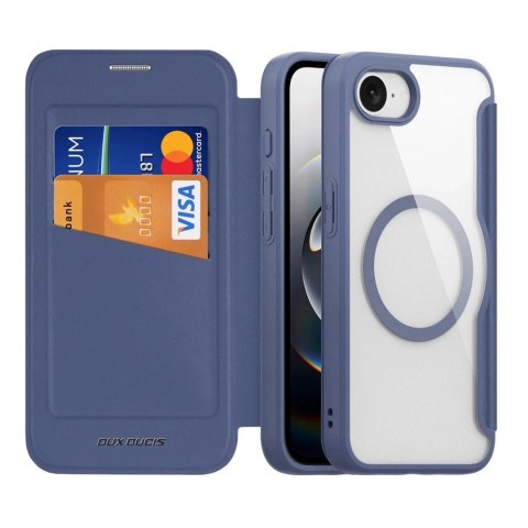 Dux Ducis Etui ochronne Dux Ducis Skin X Pro z MagSafe na iPhone 16e - niebieskie Dux Ducis Etui ochronne Dux Ducis Skin X Pro z MagSafe na iPhone 16e - niebieskie