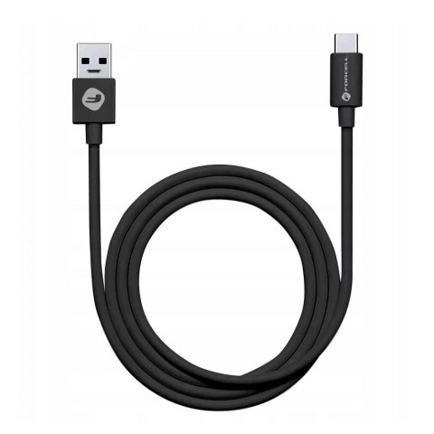 Forcell Kabel USB-A do USB-C Forcell 3.0 QC 3A 1m TPE Szybki Tuba Czarny Forcell Kabel USB-A do USB-C Forcell 3.0 QC 3A 1m TPE Szybki Tuba Czarny