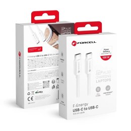 Forcell Kabel USB-C 100W 1m Forcell C339 e-mark QC 4.0 PD LAPTOP PC SMARTFON