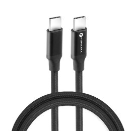 Forcell Kabel USB-C 100W 1m Forcell C391 Thunderbolt 4K e-mark QC 4.0 PD