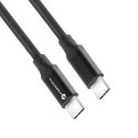 Forcell Kabel USB-C 100W 1m Forcell C391 Thunderbolt 4K e-mark QC 4.0 PD