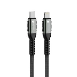 Forcell Kabel USB-C do Lightning 27W 1,2m Nylon Forcell Aluminiowy iPhone iPad