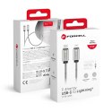 Forcell Kabel USB-C do Lightning 27W 1m Forcell Stalowy PD iPhone iPad