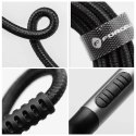 Forcell Kabel USB-C do USB-C 100W 1,2m Nylon QC 4.0 PD SUPERVOOC
