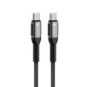 Forcell Kabel USB-C do USB-C 100W 1,2m Nylon QC 4.0 PD SUPERVOOC