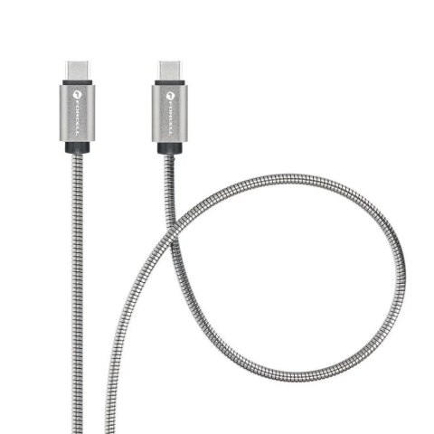 Forcell Kabel USB-C do USB-C 60W 1m Forcell Stalowy QC 4.0 PD CarPlay Forcell Kabel USB-C do USB-C 60W 1m Forcell Stalowy QC 4.0 PD CarPlay