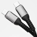 Forcell Kabel USB-C do USB-C Forcell 100W 5A PD QC 4.0 Nylon 2m Laptop Turbo