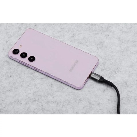 Forcell Kabel USB-C do USB-C Forcell 100W 5A PD QC 4.0 Nylon 2m Laptop Turbo Forcell Kabel USB-C do USB-C Forcell 100W 5A PD QC 4.0 Nylon 2m Laptop Turbo