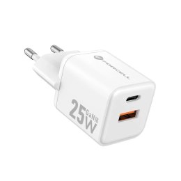 Forcell Ładowarka Sieciowa Forcell Mini GaN III 25W USB-C + USB-A PD QC 4.0