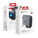 Forcell Ładowarka biurkowa Forcell GaN III 200W 3xUSB-C 2xUSB-A PD QC SFC