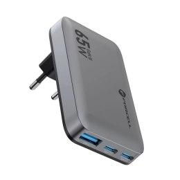 Forcell Ładowarka sieciowa Forcell GaN III 65W 2xUSB-C + USB-A PD QC SFC
