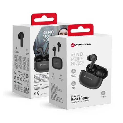 Forcell Słuchawki Bezprzewodowe FORCELL F-AUDIO Bass Engine bluetooth TWS ANC + ENC Forcell Słuchawki Bezprzewodowe FORCELL F-AUDIO Bass Engine bluetooth TWS ANC + ENC
