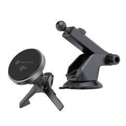 Forcell Uchwyt Samochodowy Forcell Rapid Charge Qi2 MagSafe z Ładowarką 15W