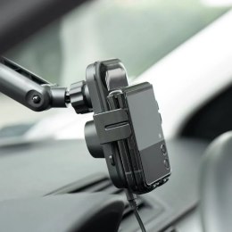Forcell Uchwyt Samochodowy Ładowarka FORCELL F-GRIP HS4 Indukcja 15W czarny
