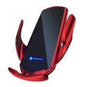 Forcell Uchwyt Samochodowy Ładowarka Forcell HS1 Auto IR Qi 15W Indukcja Czerwony