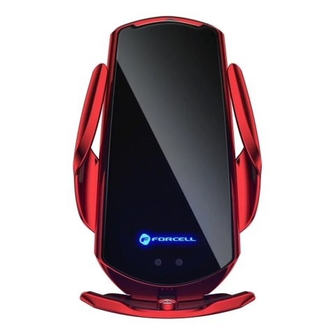 Forcell Uchwyt Samochodowy Ładowarka Forcell HS1 Auto IR Qi 15W Indukcja Czerwony Forcell Uchwyt Samochodowy Ładowarka Forcell HS1 Auto IR Qi 15W Indukcja Czerwony