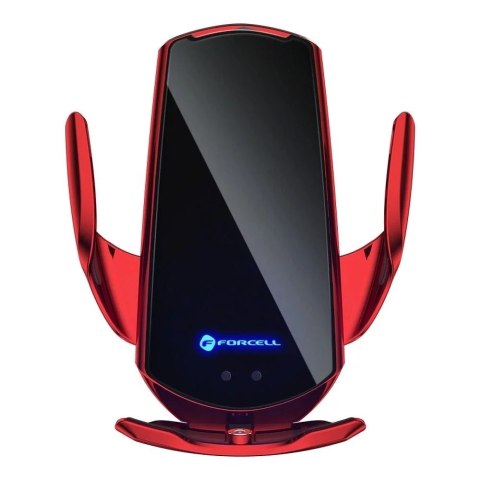 Forcell Uchwyt Samochodowy Ładowarka Forcell HS1 Auto IR Qi 15W Indukcja Czerwony Forcell Uchwyt Samochodowy Ładowarka Forcell HS1 Auto IR Qi 15W Indukcja Czerwony