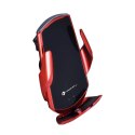Forcell Uchwyt Samochodowy Ładowarka Forcell HS1 Auto IR Qi 15W Indukcja Czerwony