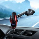 Forcell Uchwyt Samochodowy Ładowarka Forcell HS1 Auto IR Qi 15W Indukcja Czerwony