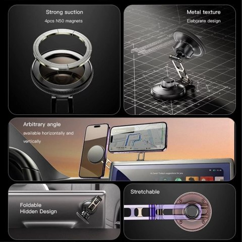 Forcell Uchwyt Samochodowy Magnetyczny Forcell IronSecure MagSafe Metalowy Forcell Uchwyt Samochodowy Magnetyczny Forcell IronSecure MagSafe Metalowy