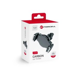 Forcell Uchwyt samochodowy FORCELL F-GRIP Carbon H-CF509 do kratki czarny