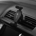 Forcell Uchwyt samochodowy FORCELL F-GRIP Carbon H-CF509 do kratki czarny