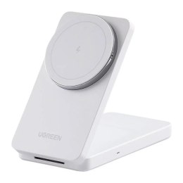 UGreen Ładowarka Indukcyjna 2w1 Ugreen W528 20W MagSafe iPhone AirPods Biała