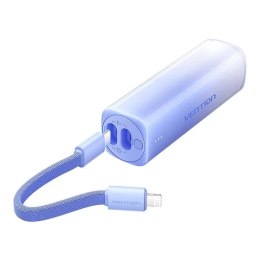Vention Powerbank Vention 5000mAh 20W + kabel USB-C do Lightning Niebieski