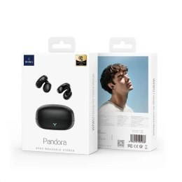 4kom.pl Słuchawki bezprzewodowe ergonomiczne WiWU OWS Pandora T17 Czarne